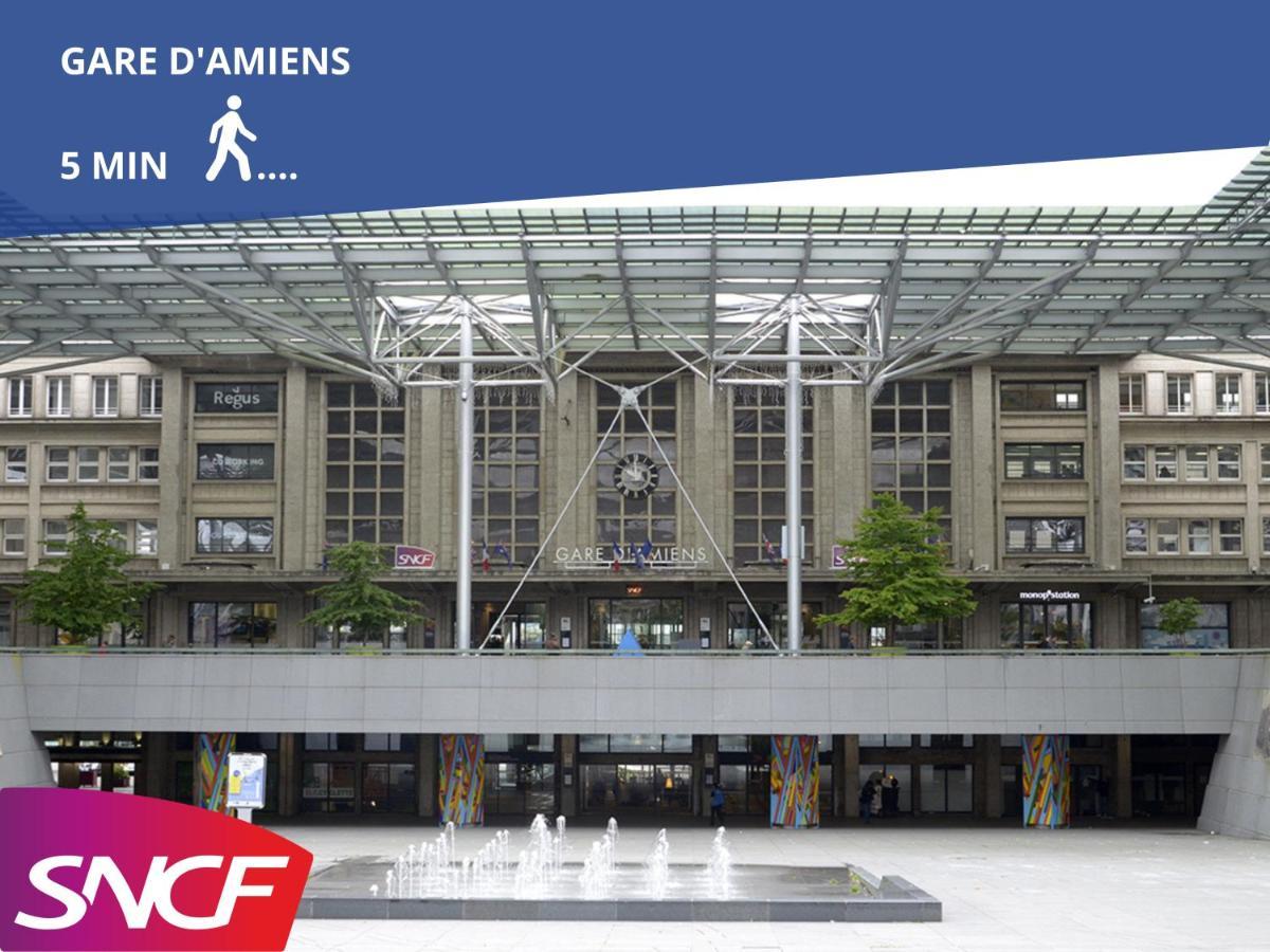Spa Sous Les Etoiles - Cinema - Netflix - Parking - Gare Amiens Exterior foto